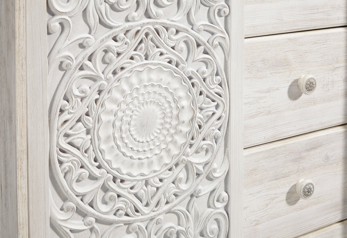 Paxberry Whitewash Panel Bedroom Set from Ashley Furniture - Luna Furniture