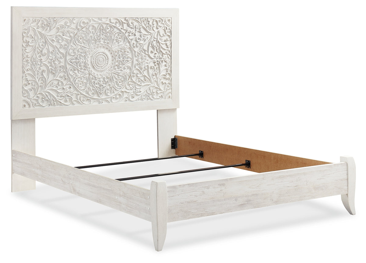Paxberry Whitewash Panel Bedroom Set from Ashley Furniture - Luna Furniture