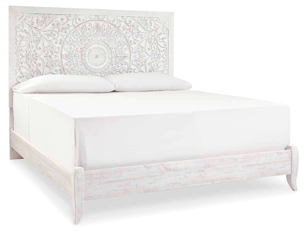 Paxberry Whitewash Panel Bedroom Set from Ashley Furniture - Luna Furniture