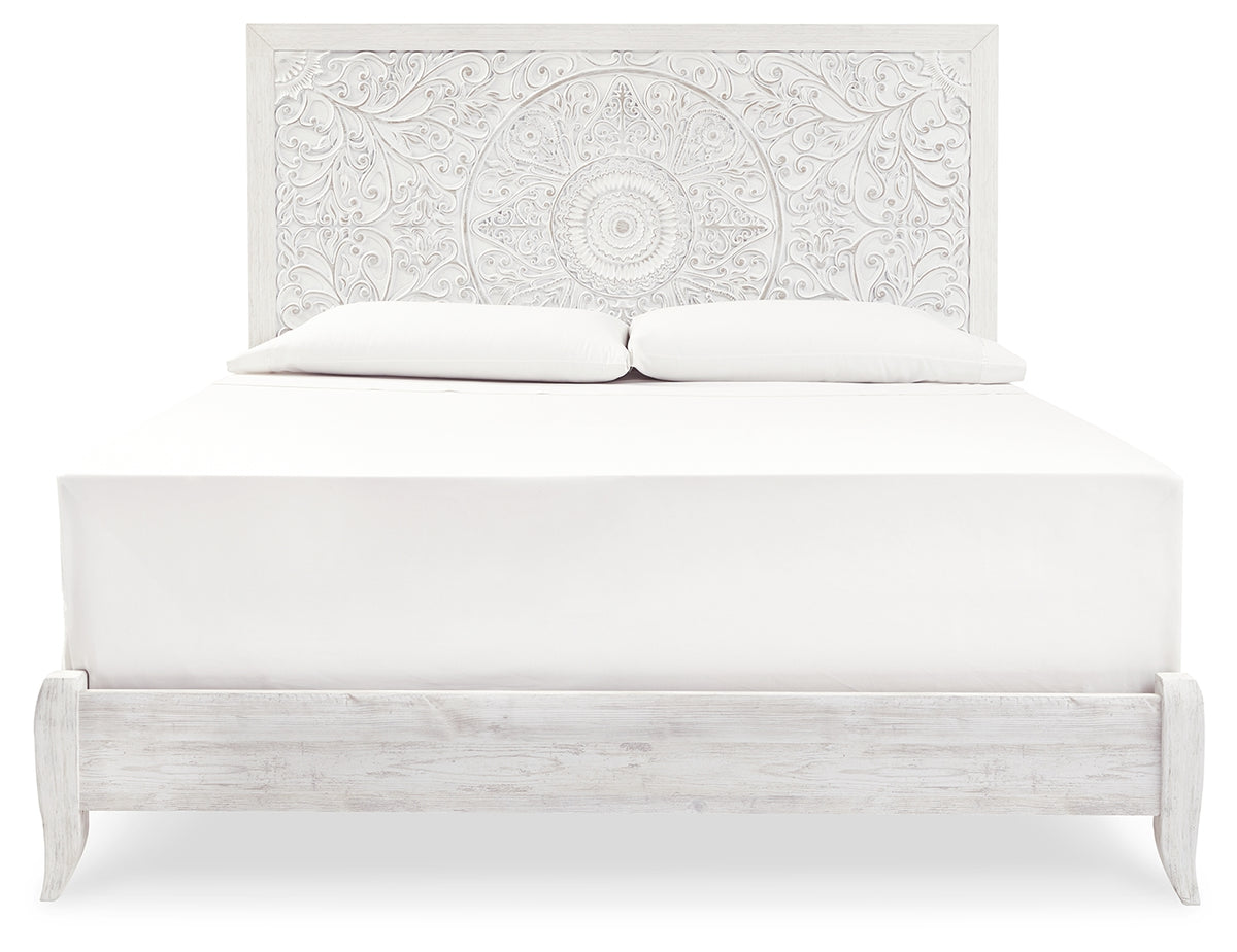 Paxberry Whitewash Panel Bedroom Set from Ashley Furniture - Luna Furniture