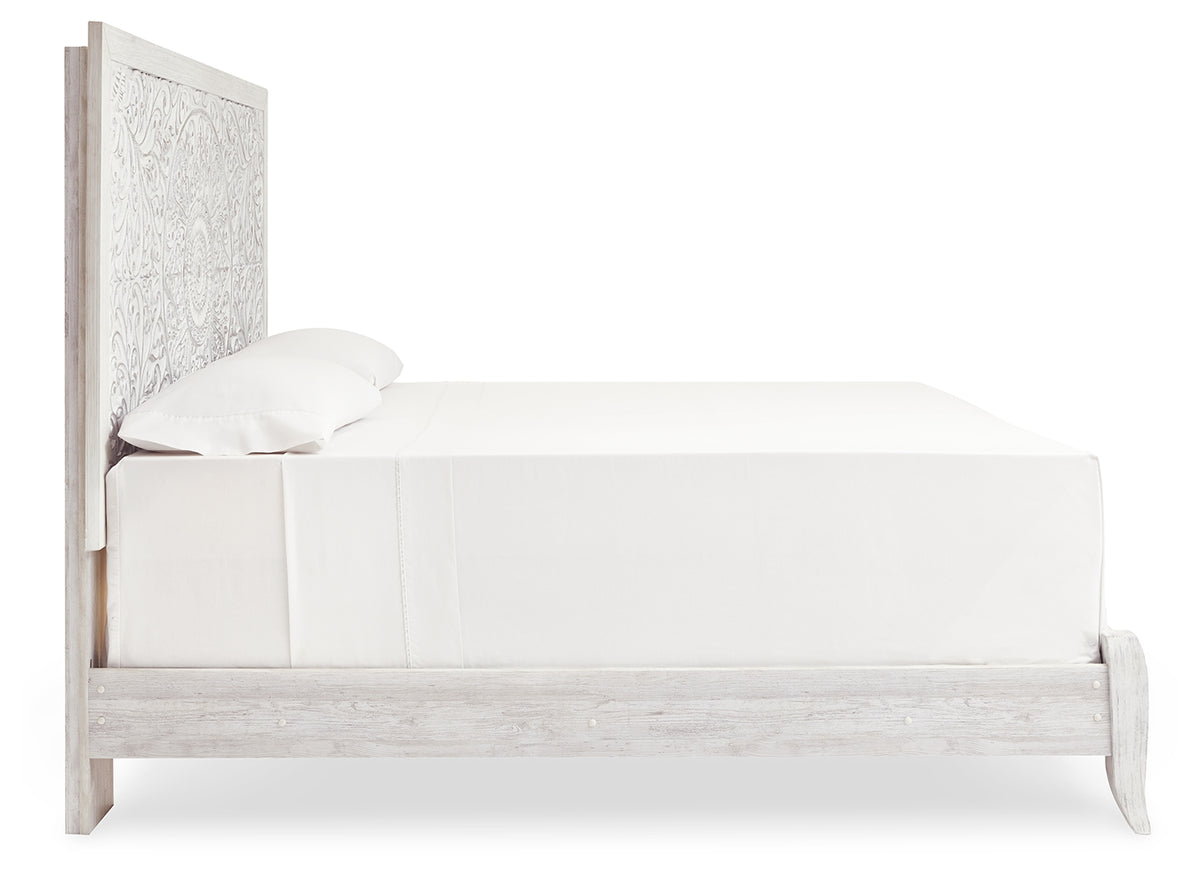 Paxberry Whitewash Panel Bedroom Set from Ashley Furniture - Luna Furniture