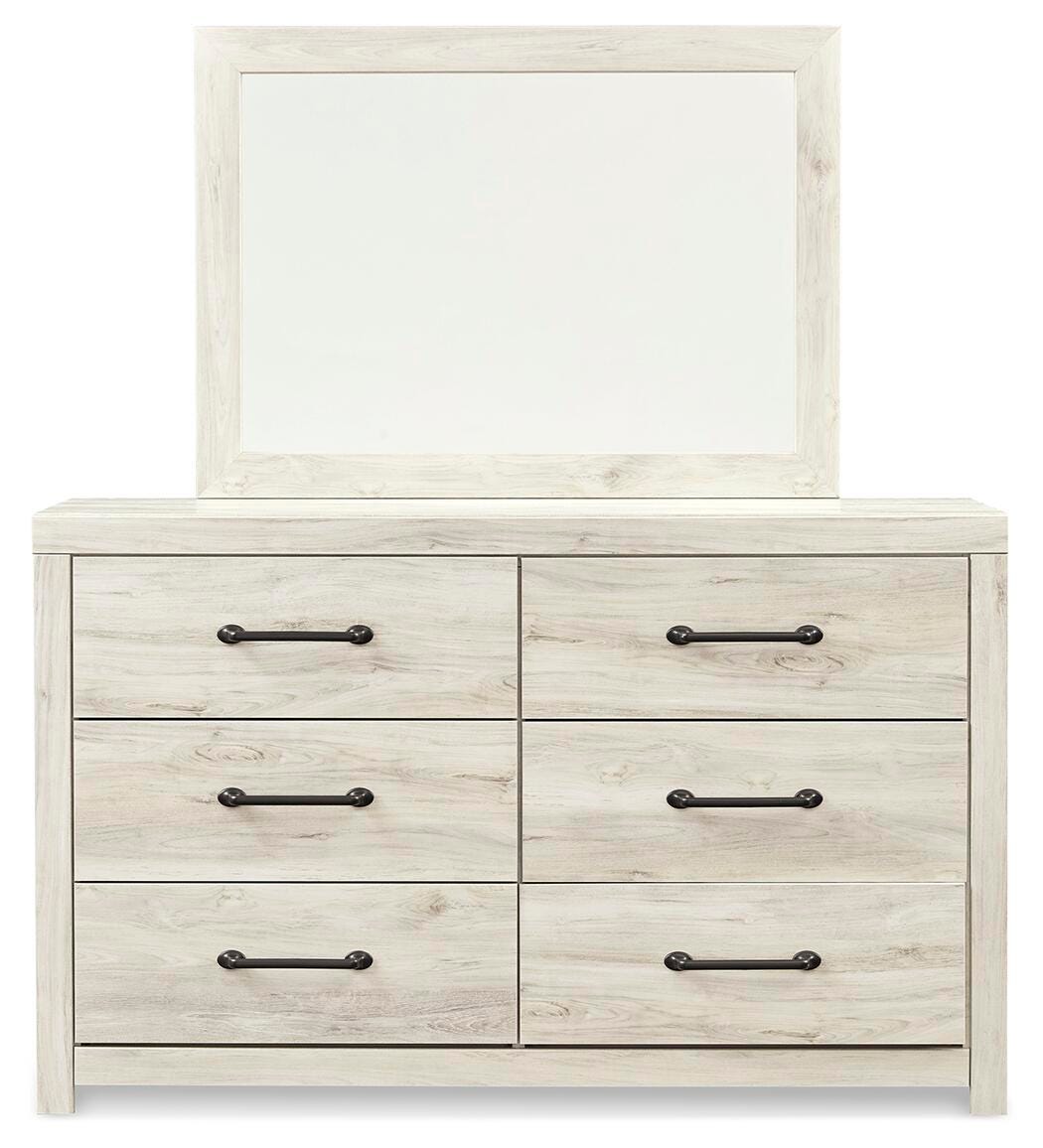 Cambeck Whitewash Queen Panel Headboard, Dresser, Mirror and Nightstand from Ashley Furniture - Luna Furniture
