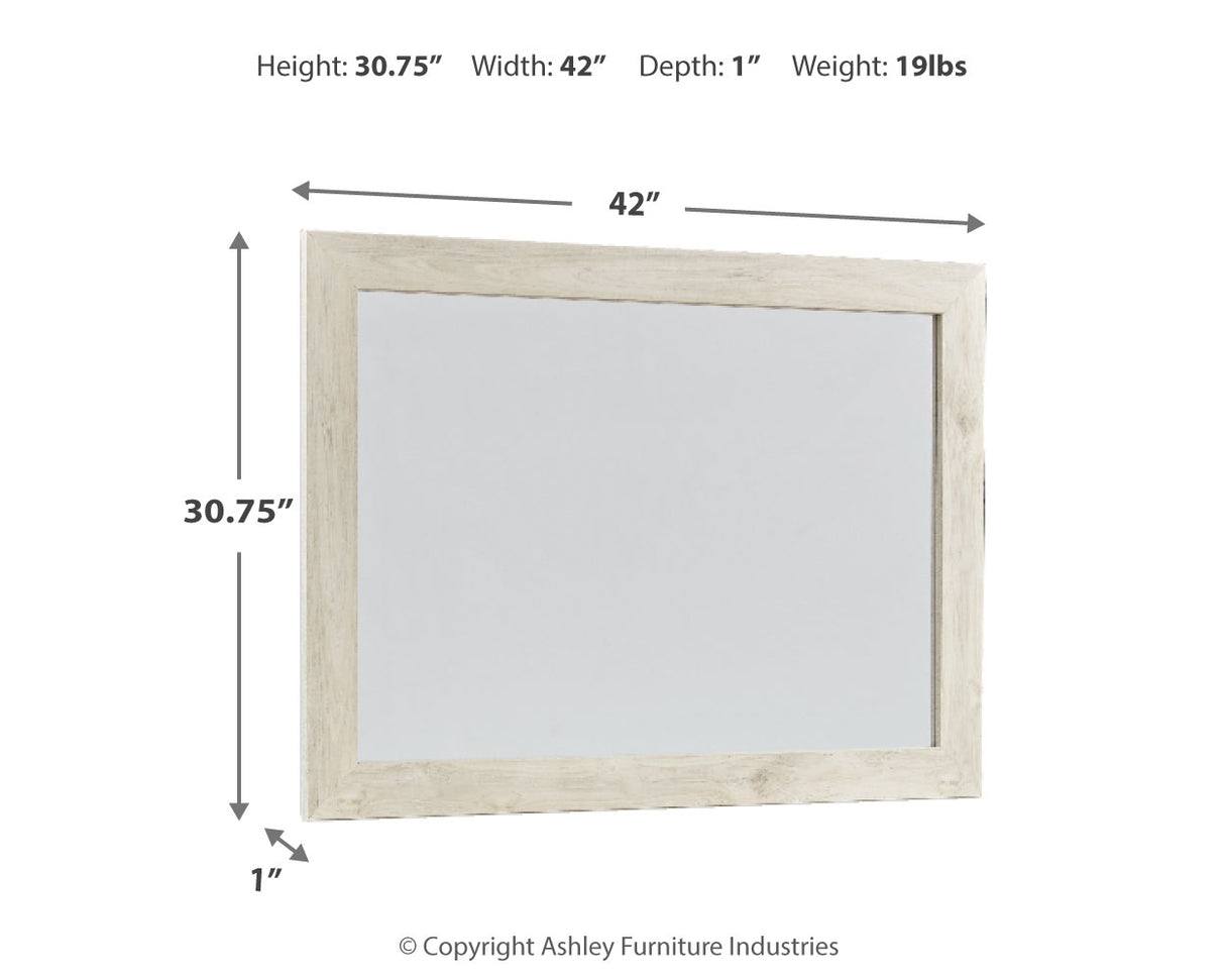 Cambeck Whitewash Bedroom Mirror (Mirror Only) from Ashley - Luna Furniture