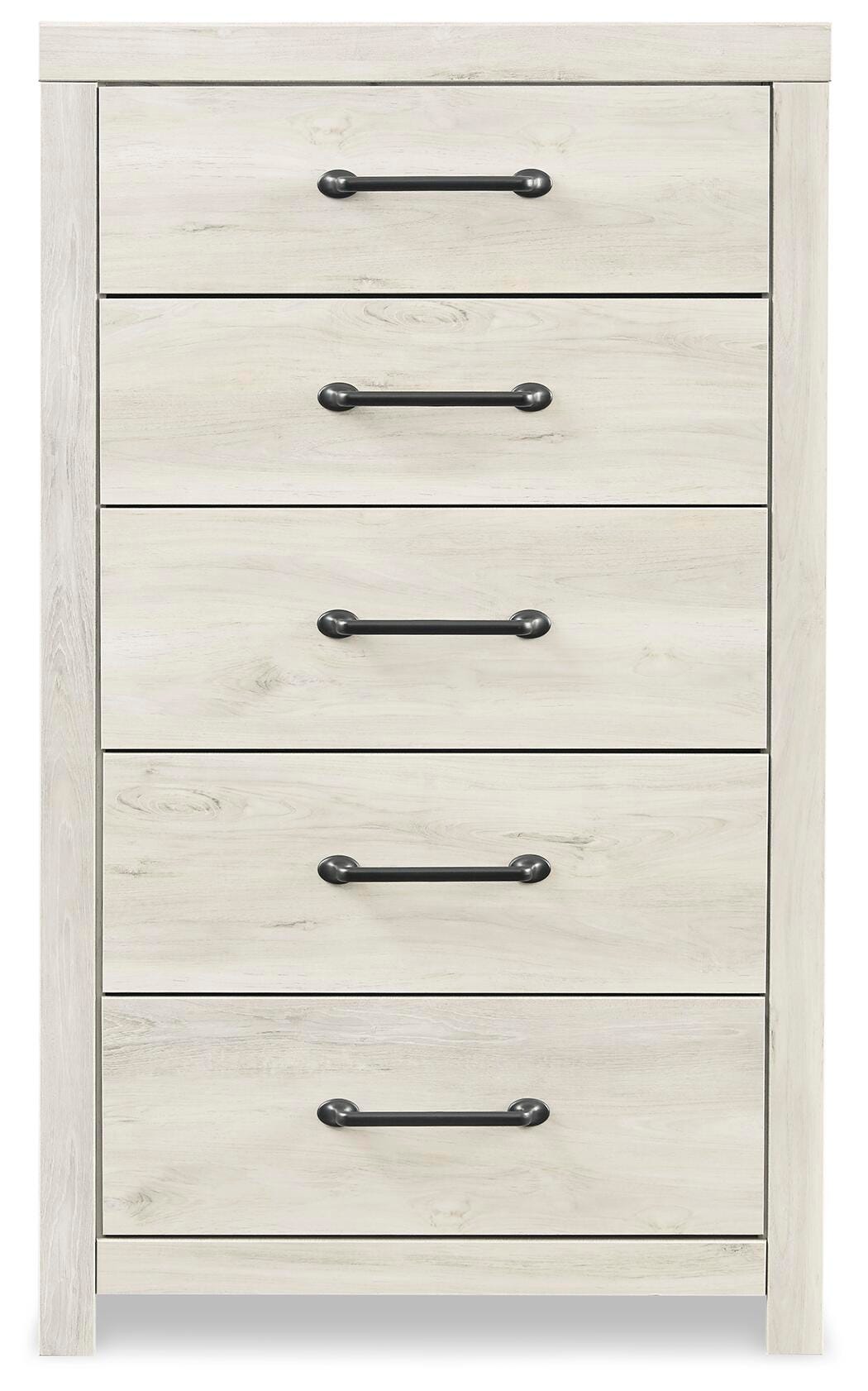 Cambeck Whitewash Queen Panel Bed with 2 Storage Drawers, Dresser, Mirror, Chest and 2 Nightstands from Ashley - Luna Furniture