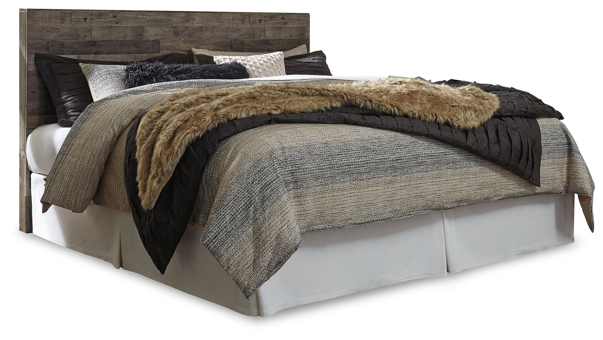 Derekson Multi Gray King Panel Headboard from Ashley Furniture - Luna Furniture