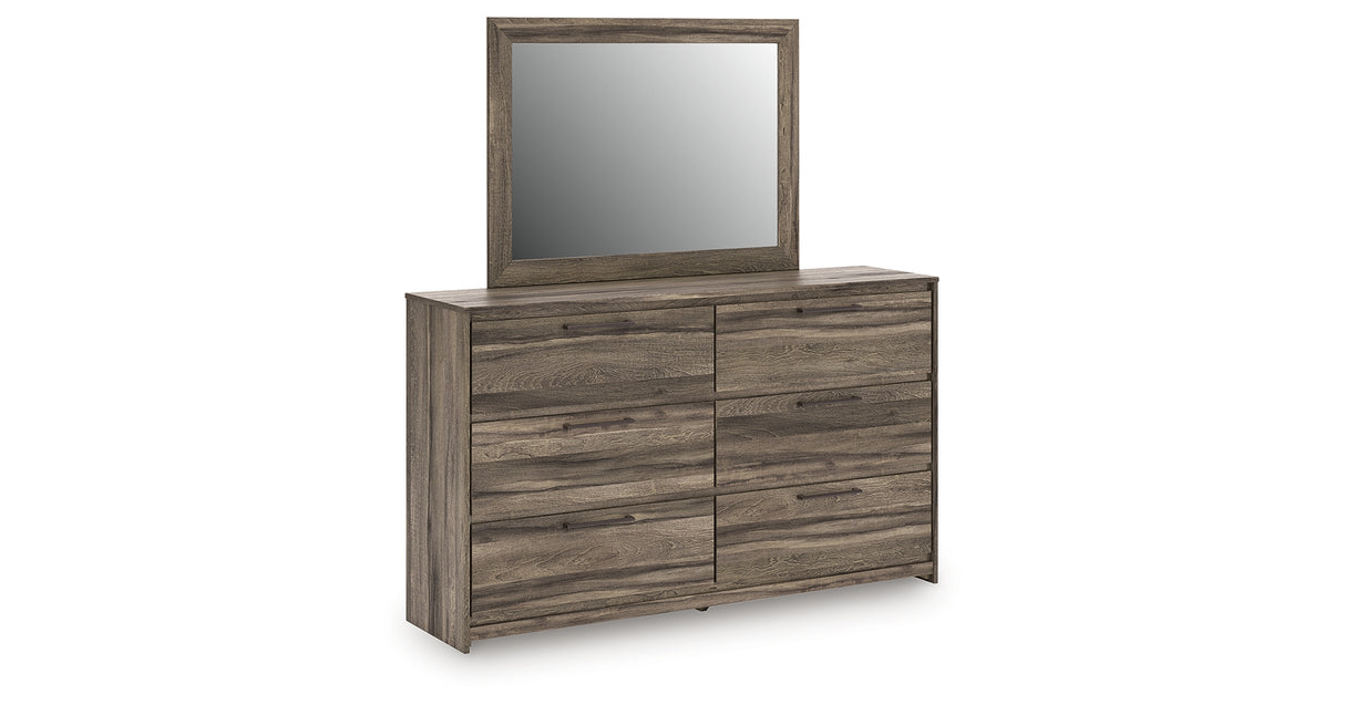 Elbrim Brown Dresser and Mirror from Ashley Furniture - Luna Furniture