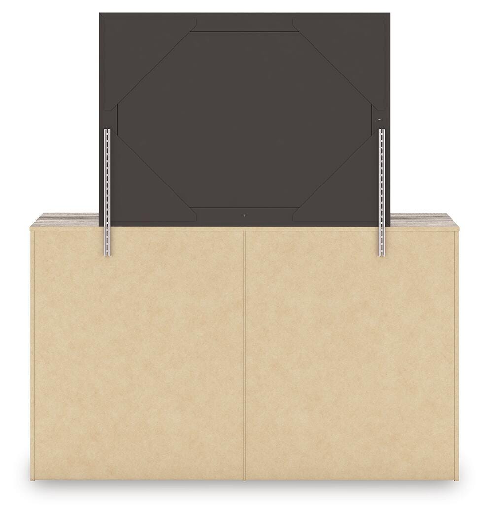Elbrim King Panel Bed, Dresser, Mirror and 2 Nightstands from Ashley - Luna Furniture