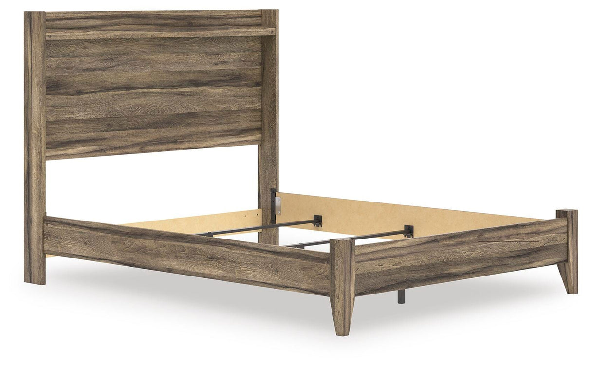 Elbrim Queen Panel Bed, Dresser and Mirror from Ashley Furniture - Luna Furniture