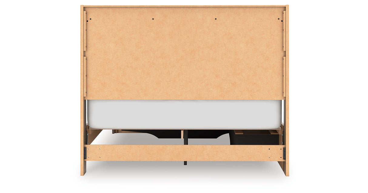 Elbrim Queen Panel Storage Bed, Dresser and Mirror from Ashley Furniture - Luna Furniture