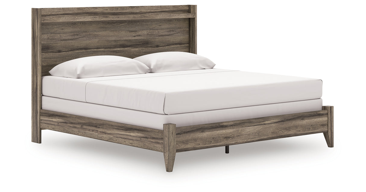 Elbrim King Panel Bed, Dresser, Mirror and 2 Nightstands from Ashley - Luna Furniture