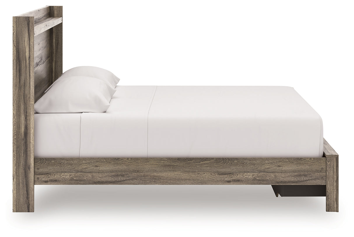 Elbrim King Panel Storage Bed, Chest and Nightstand from Ashley - Luna Furniture