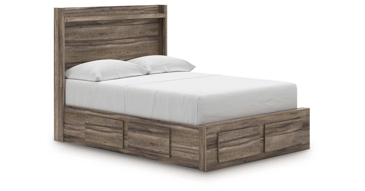 Elbrim Full Panel Storage Bed, Dresser and Mirror from Ashley Furniture - Luna Furniture