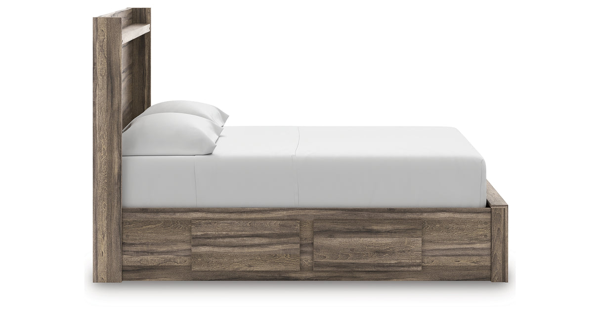Elbrim Full Panel Storage Bed, Dresser and Mirror from Ashley Furniture - Luna Furniture