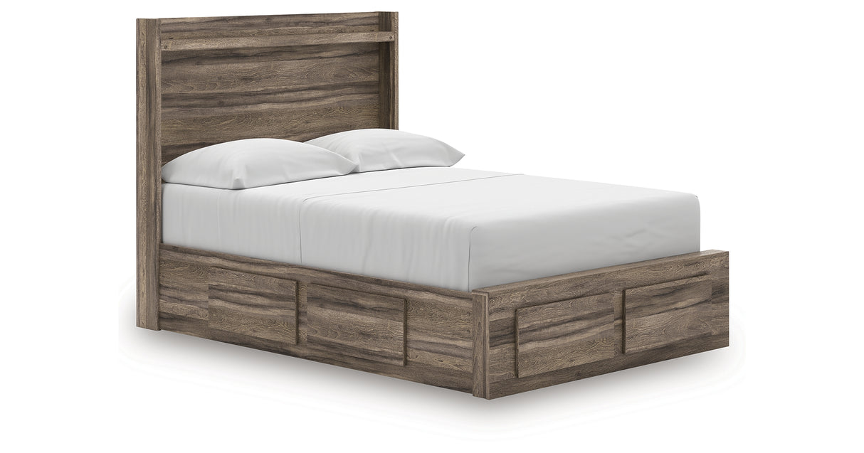 Elbrim Full Panel Storage Bed, Dresser and Mirror from Ashley Furniture - Luna Furniture