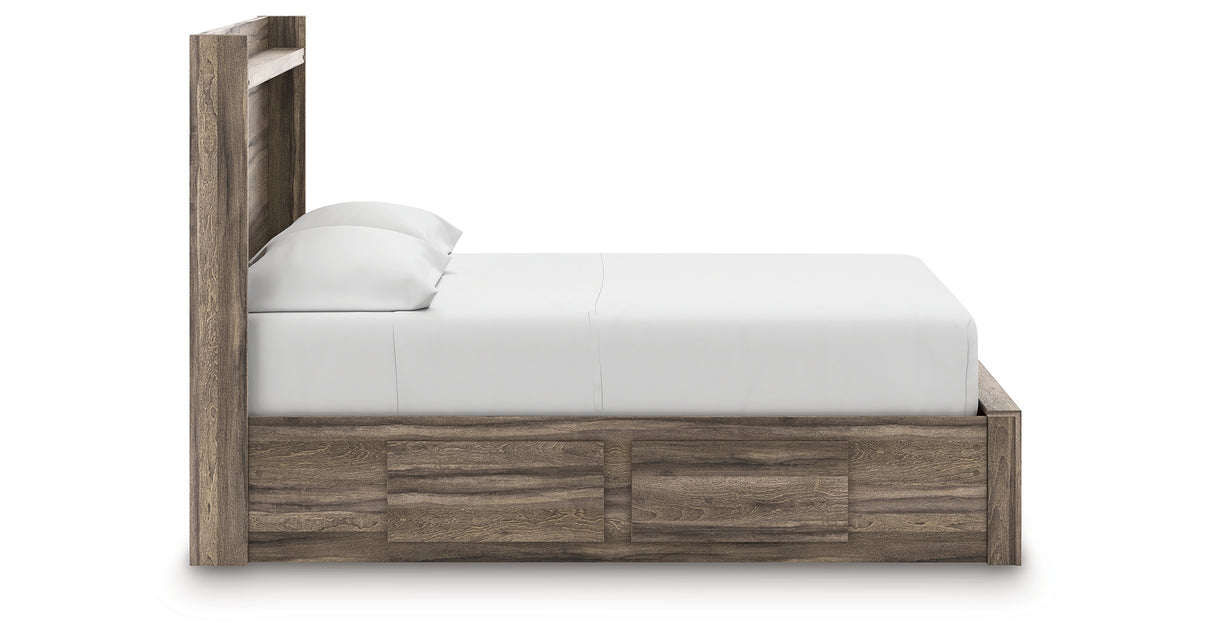 Elbrim Full Panel Storage Bed, Dresser and Mirror from Ashley Furniture - Luna Furniture
