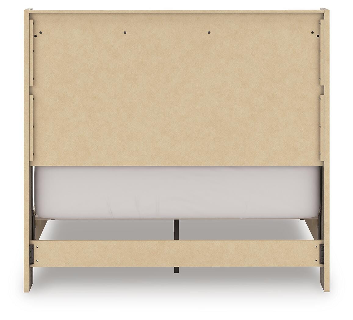 Elbrim Brown Full Panel Storage Bed, Dresser, Mirror and 2 Nightstands from Ashley - Luna Furniture