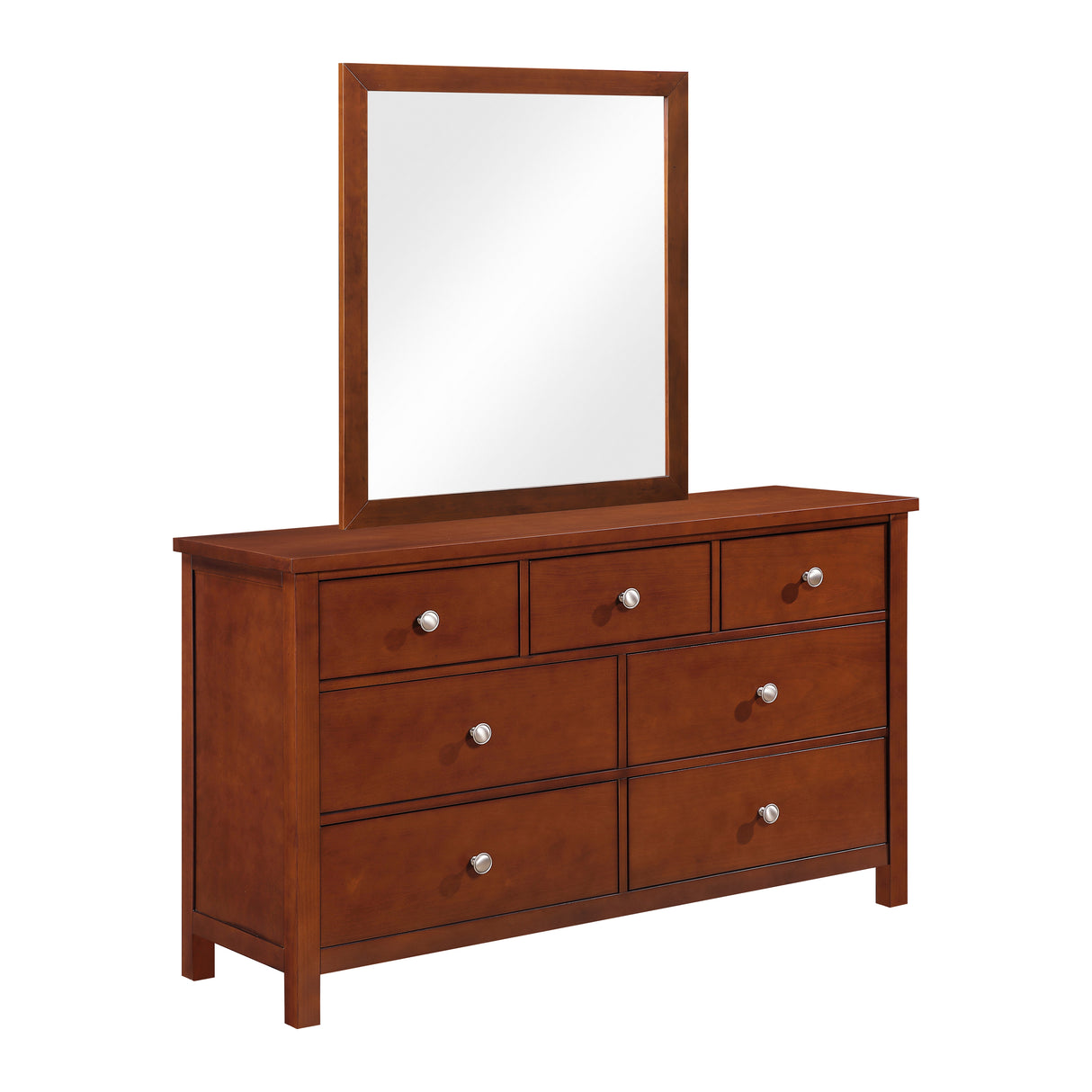 Rowe Dark Cherry Mirror (Mirror Only) from Homelegance - Luna Furniture