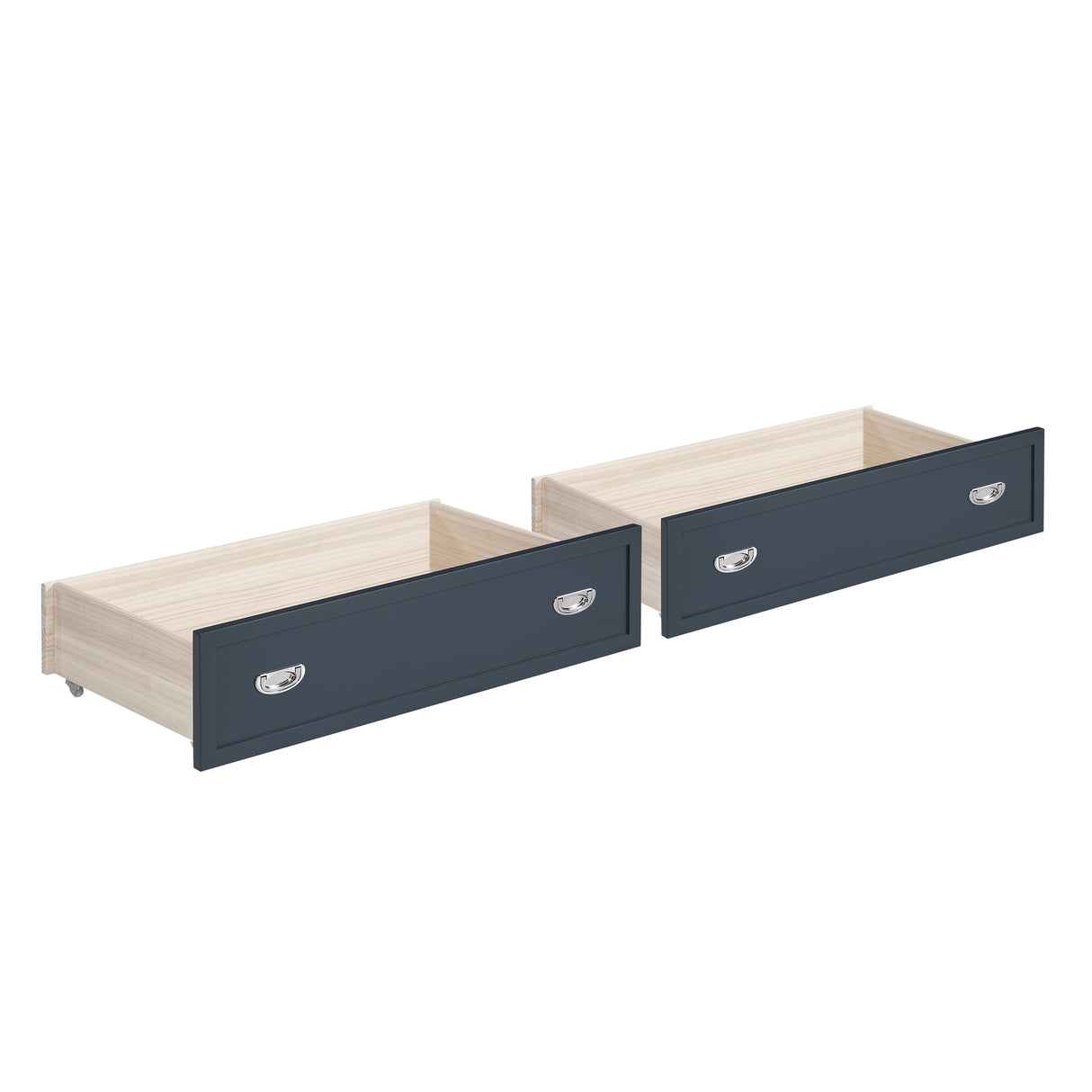 Sloane Navy Blue Twin/Full Bunk Bed from Homelegance - Luna Furniture