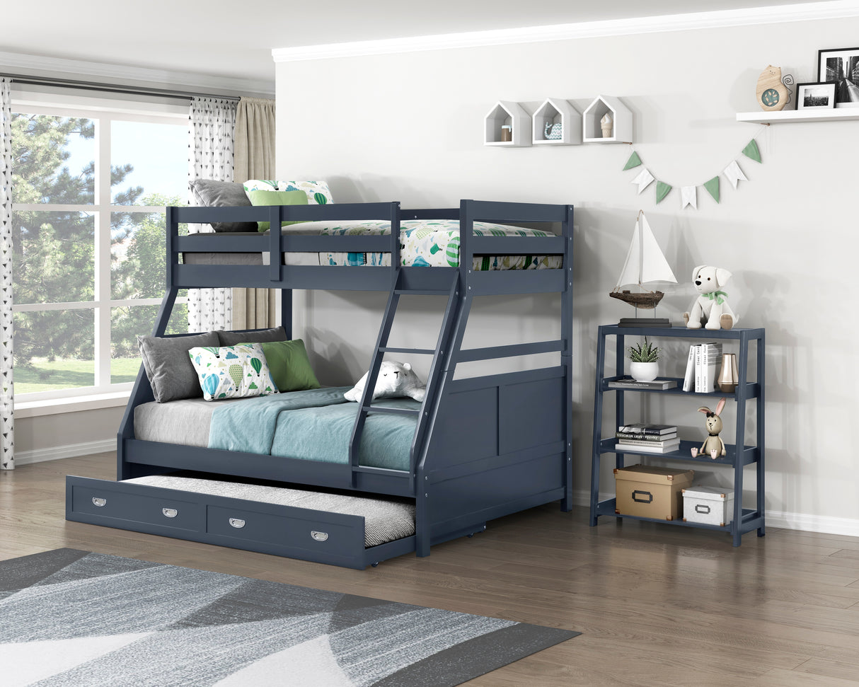 Sloane Navy Blue Trundle from Homelegance - Luna Furniture