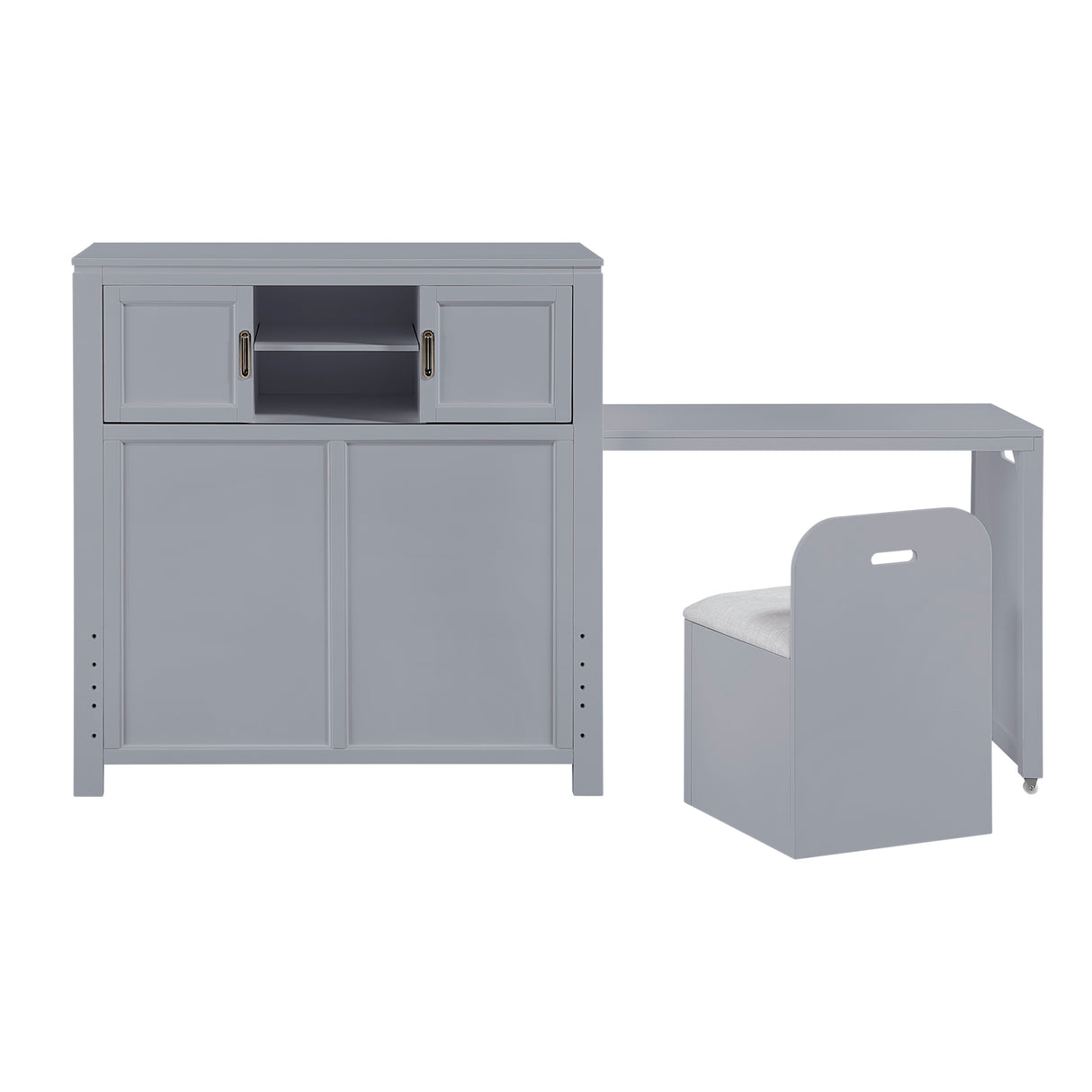 Sloane Gray Twin Bookcase Bed from Homelegance - Luna Furniture