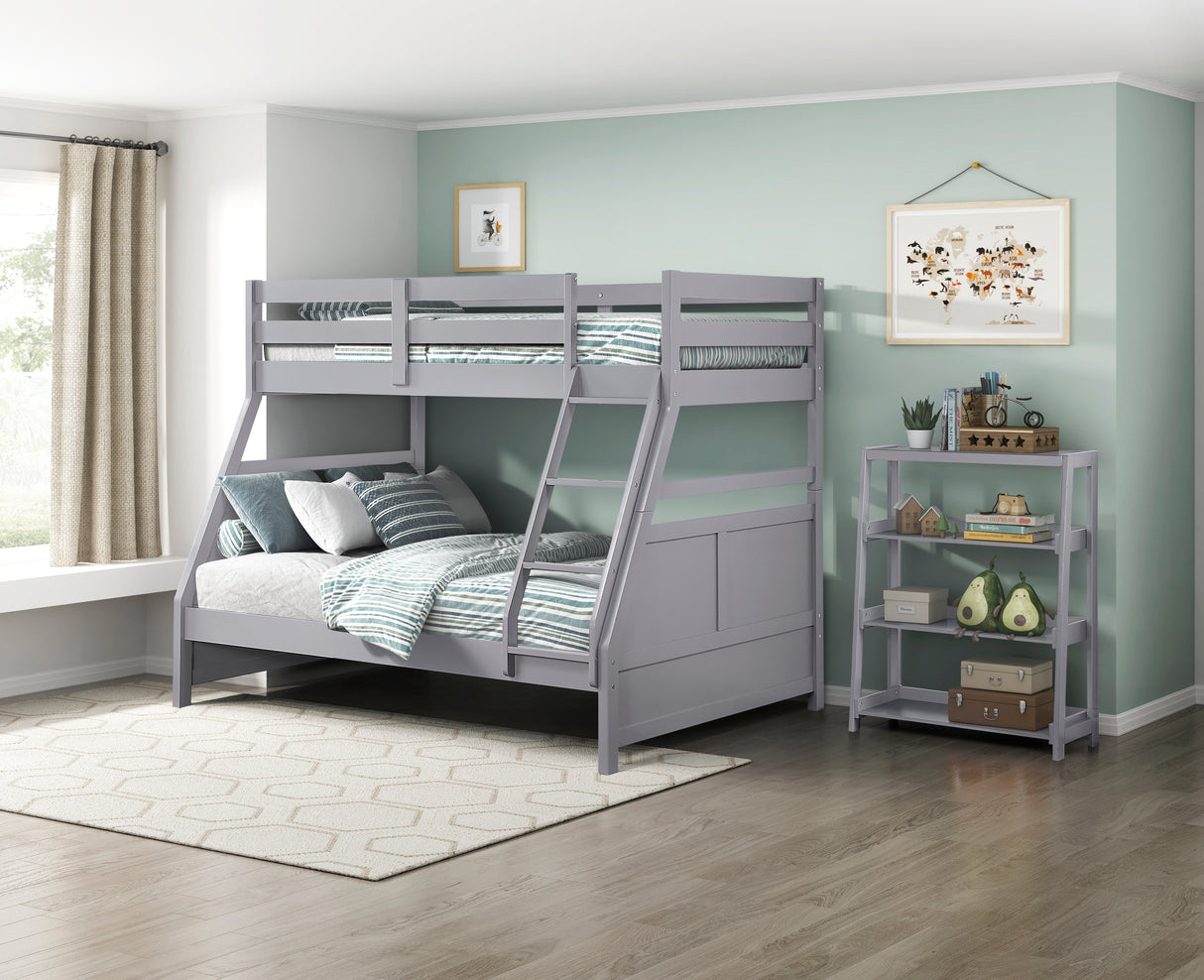 Sloane White Twin/Twin Bunk Bed from Homelegance - Luna Furniture