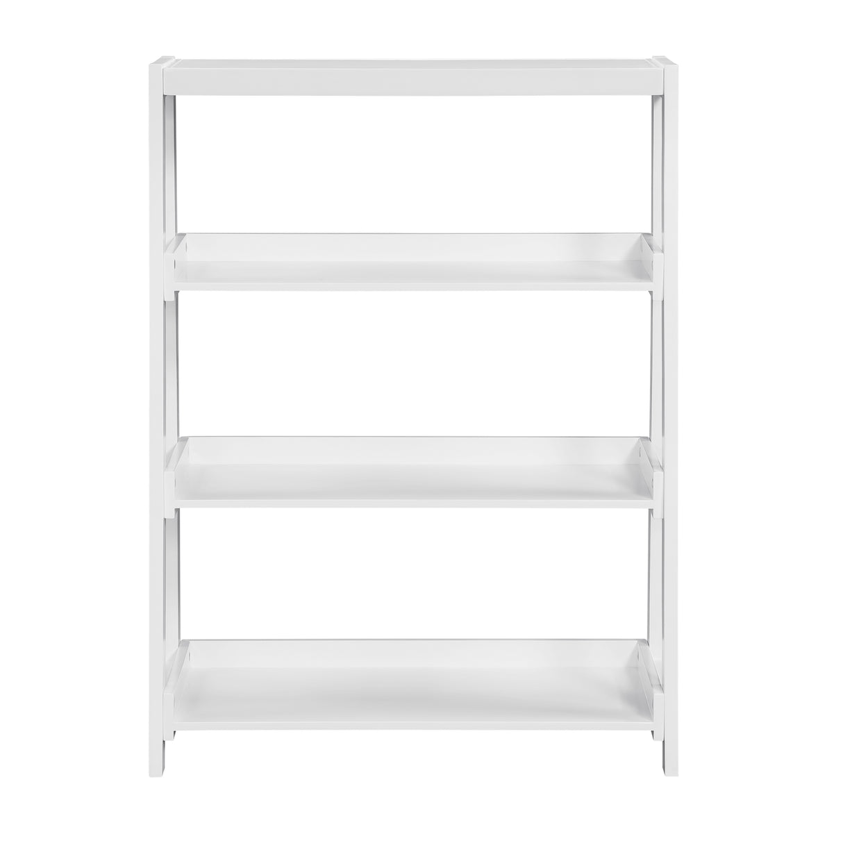 Sloane White Bookcase, 3 Fixed Shelves from Homelegance - Luna Furniture