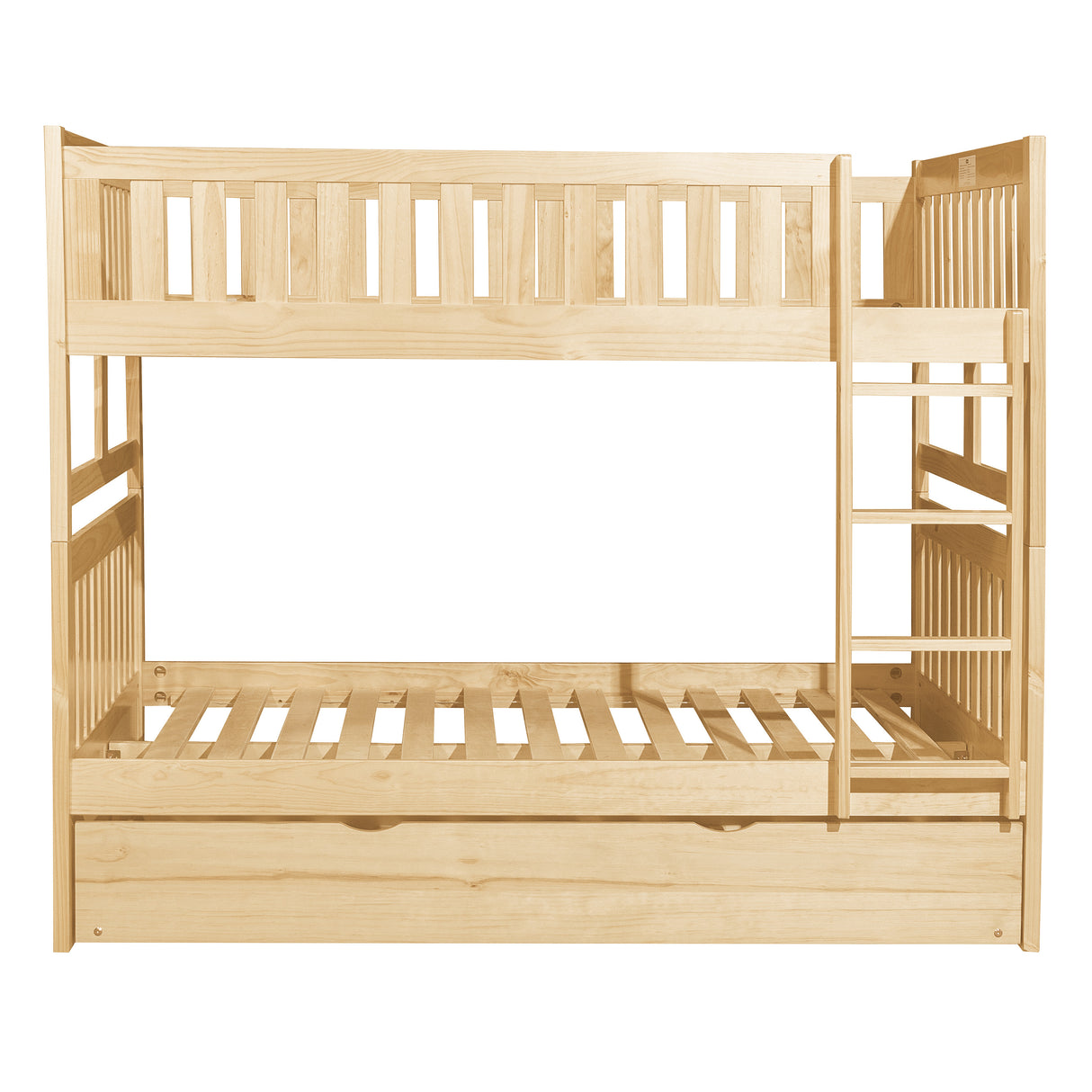 Bartly Natural Pine Full Platform Bed from Homelegance - Luna Furniture
