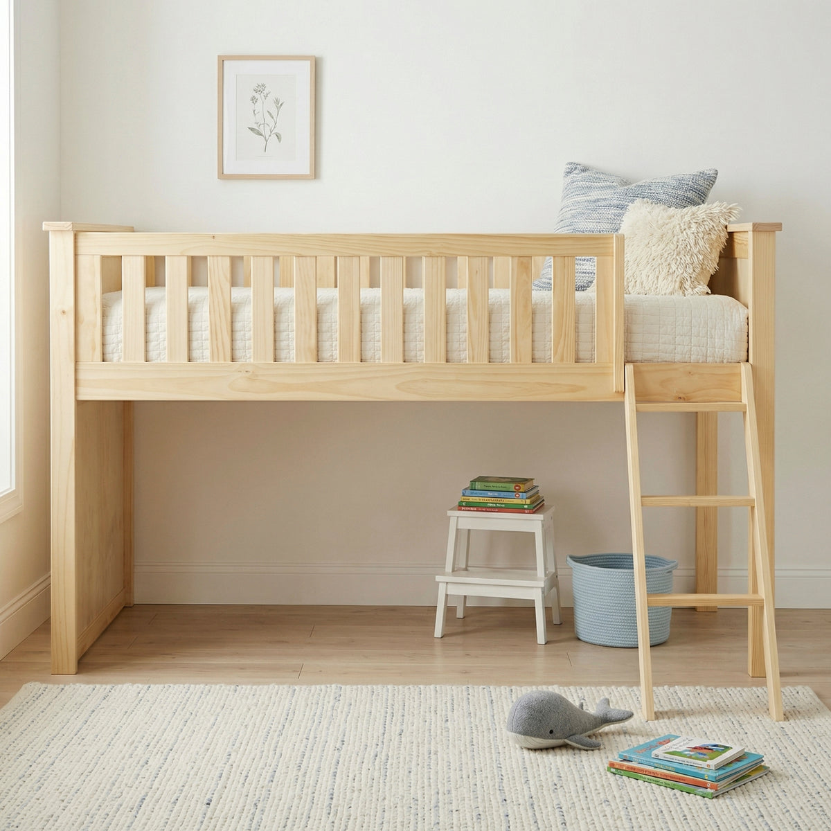 B2043LL-1* (3) Low Loft Bunk from Homelegance - Luna Furniture