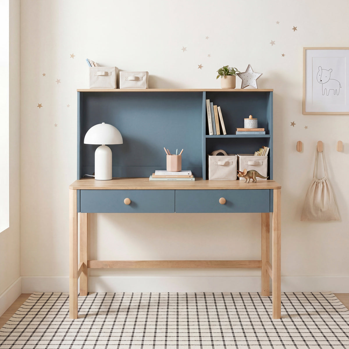 B2048BU-14* (2) WRITING DESK WITH HUTCH from Homelegance - Luna Furniture