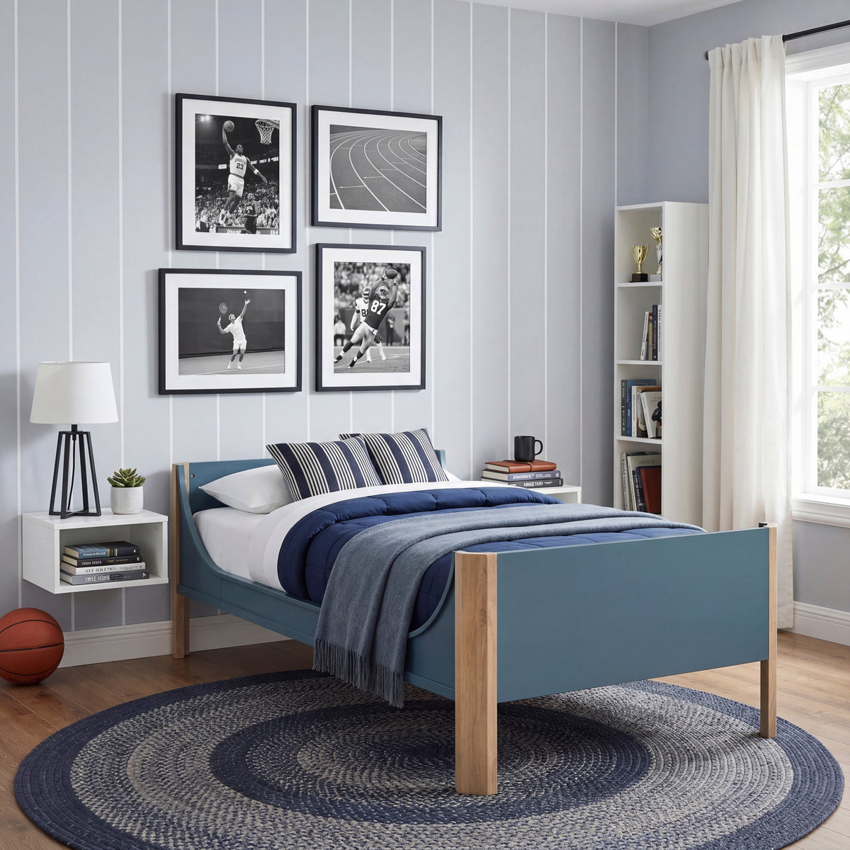 B2048BUT-1* (2) Twin Platform Bed from Homelegance - Luna Furniture