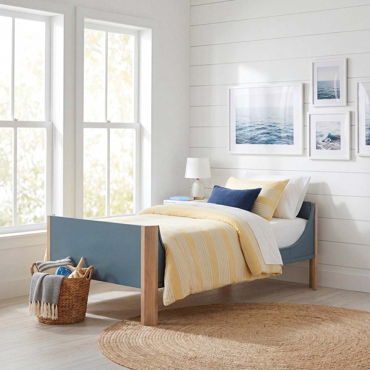 B2048BUT-1* (2) Twin Platform Bed from Homelegance - Luna Furniture
