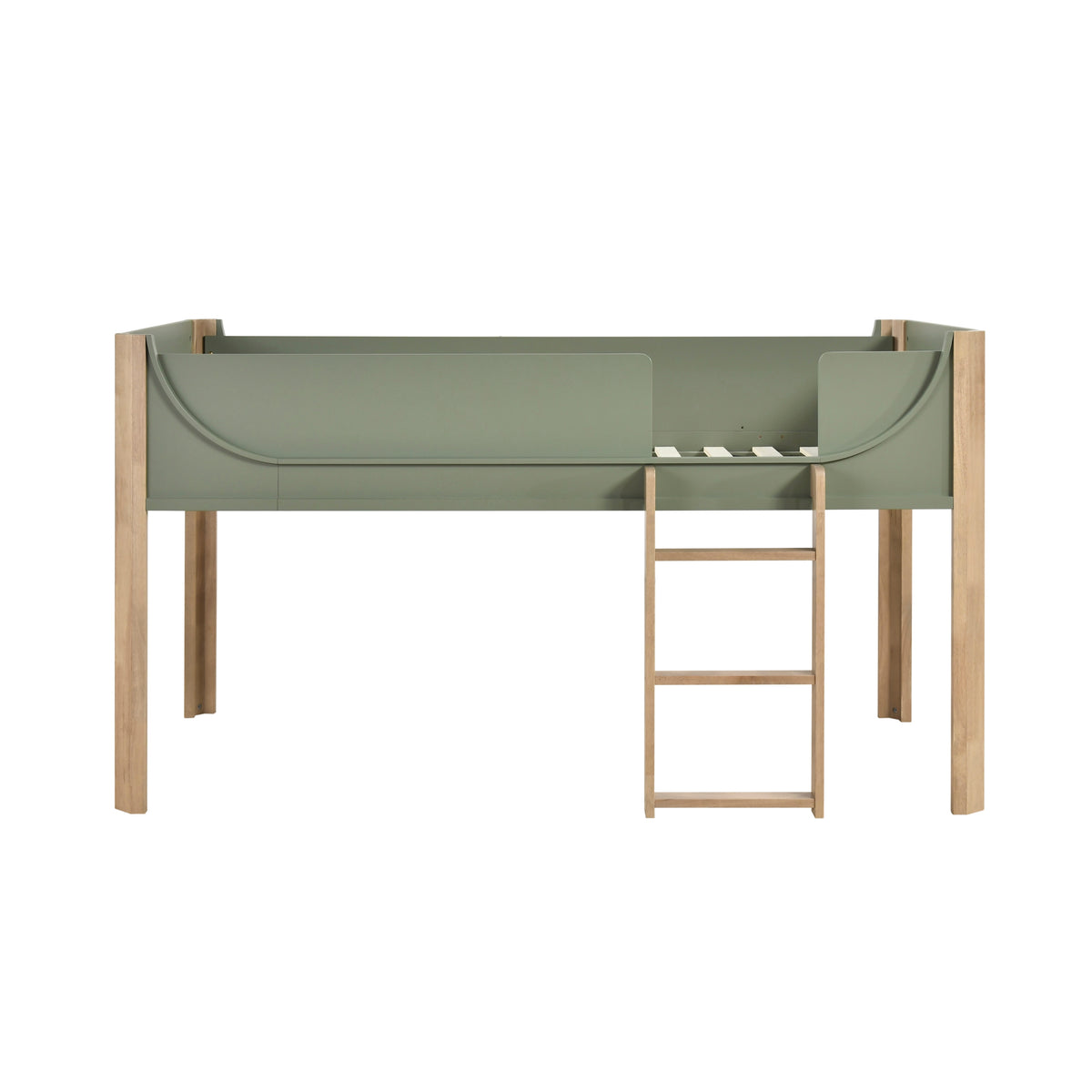 B2048GNLT-1* (3) Low Loft Bed from Homelegance - Luna Furniture