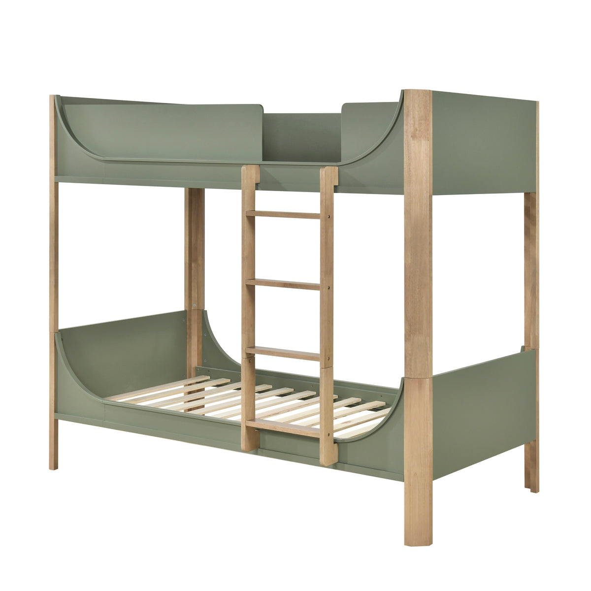 B2048GNLT-1*2BCDR (6) Low Loft Bed with 2-Shelf Bookcase, 4-Shelf Bookcase and Dresser from Homelegance - Luna Furniture
