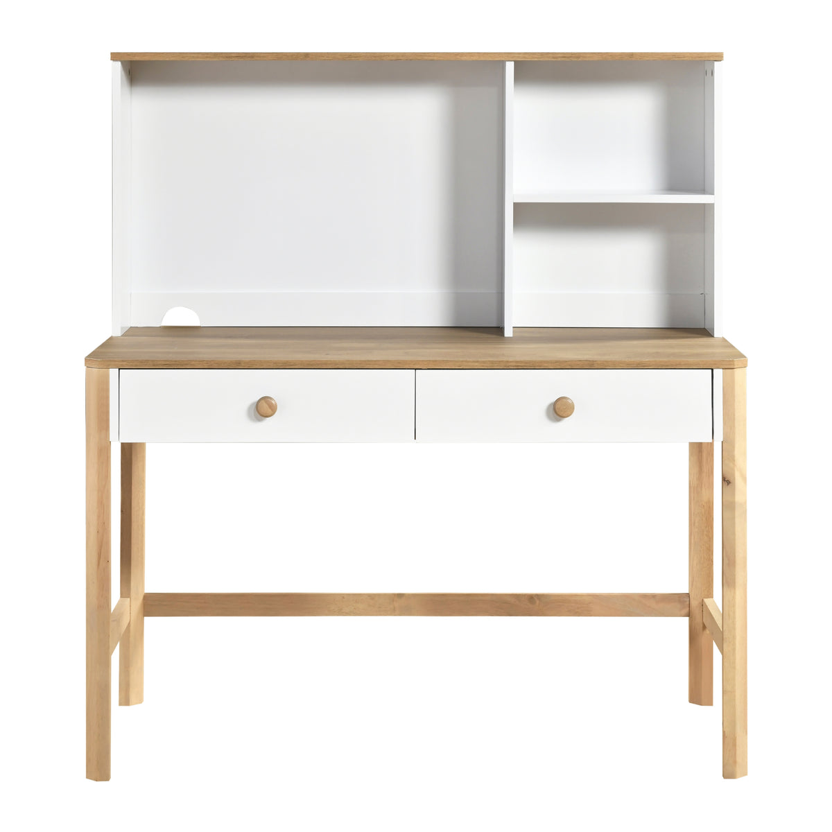 B2048WH-14* (2) WRITING DESK WITH HUTCH from Homelegance - Luna Furniture