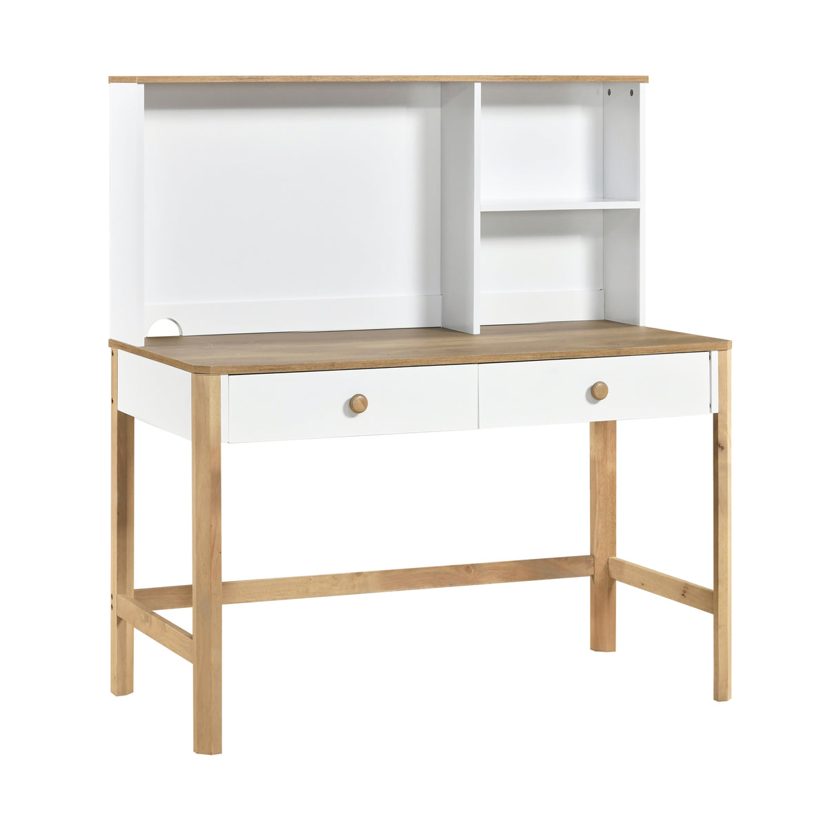 B2048WH-14* (2) WRITING DESK WITH HUTCH from Homelegance - Luna Furniture
