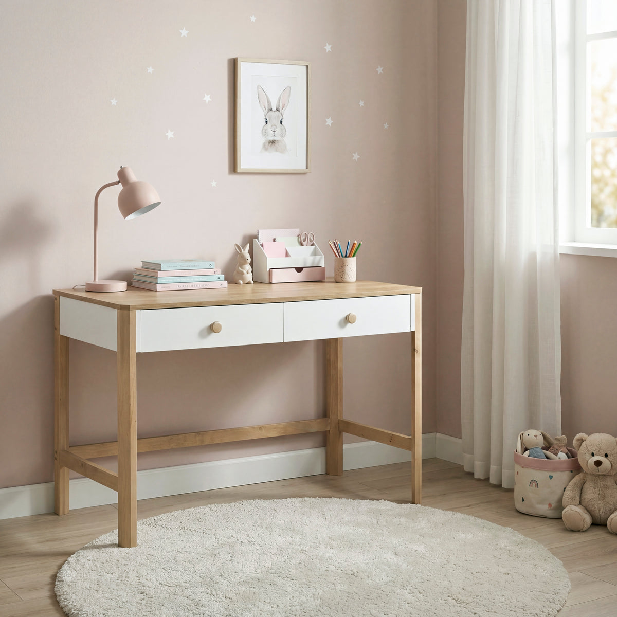 B2048WH-15 Writing Desk from Homelegance - Luna Furniture