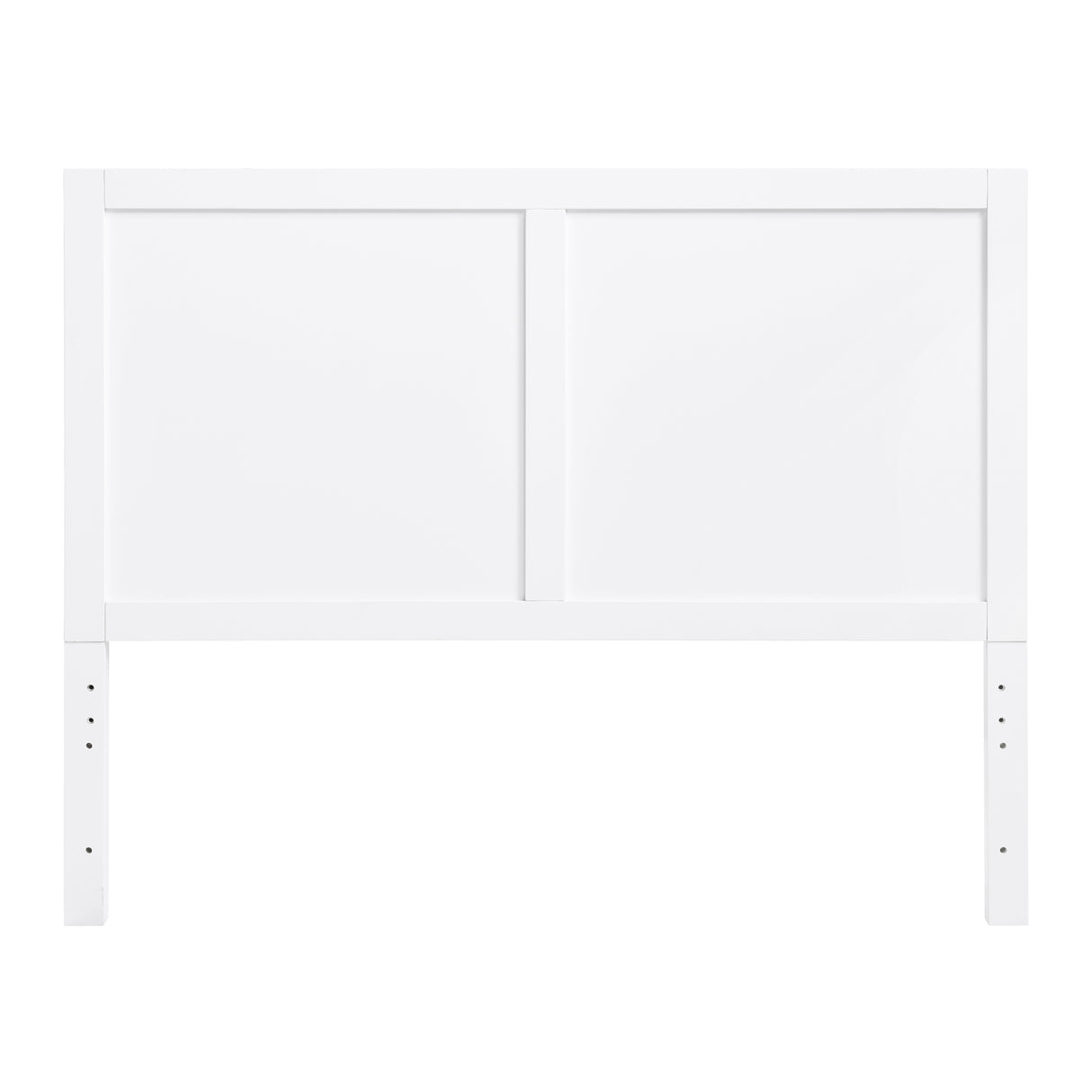 Galen White Full Platform Bed from Homelegance - Luna Furniture