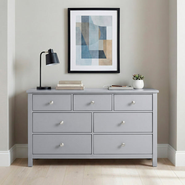 Orion Gray 7-Drawer Dresser