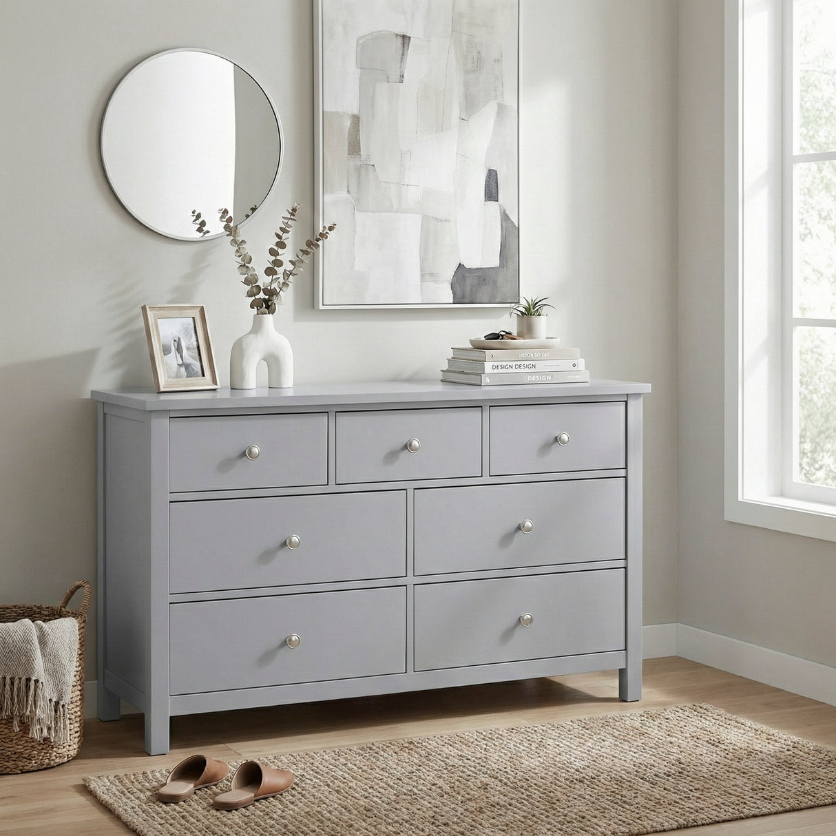 Orion Gray Mirror (Mirror Only) from Homelegance - Luna Furniture