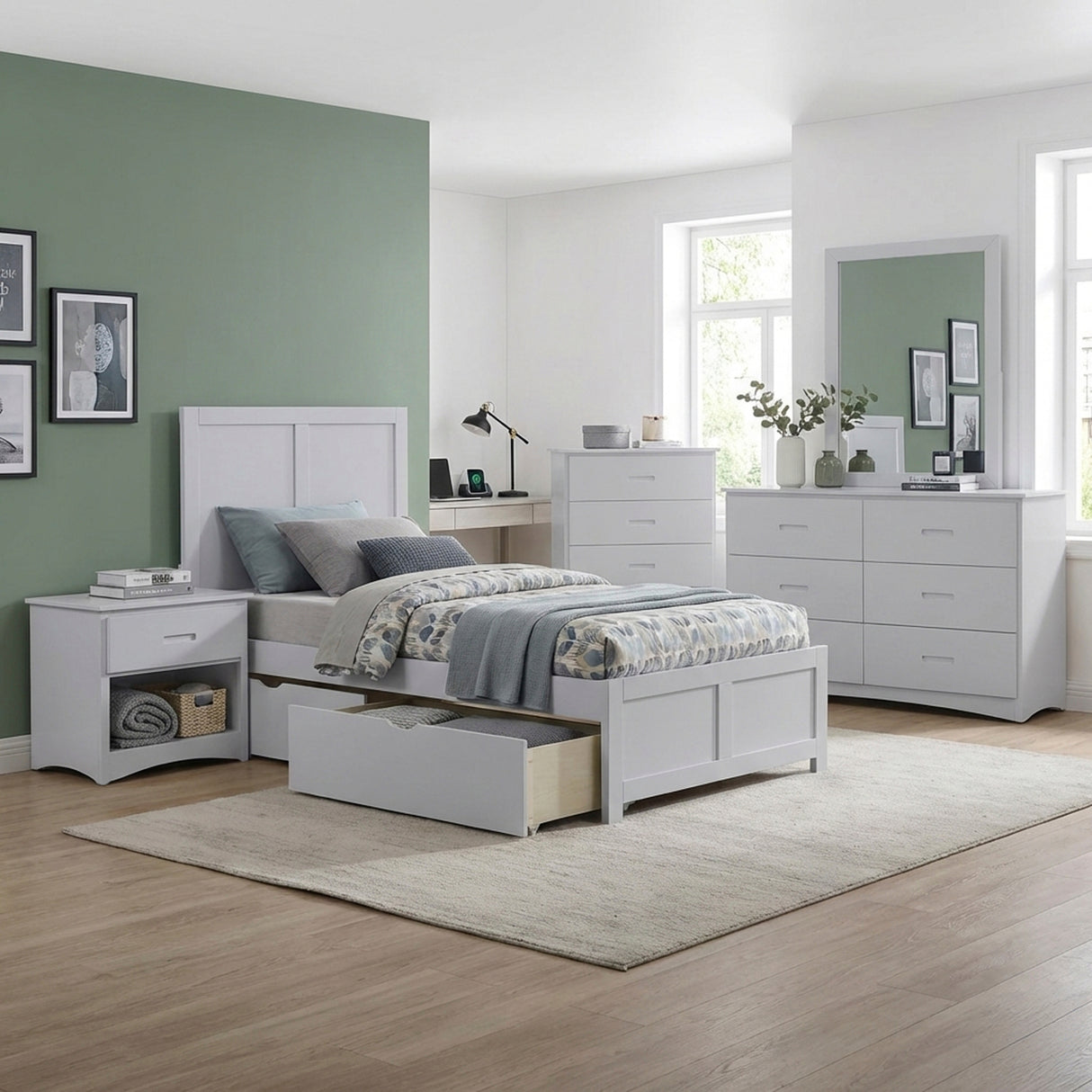 Orion Twin Platform Bed from Homelegance - Luna Furniture