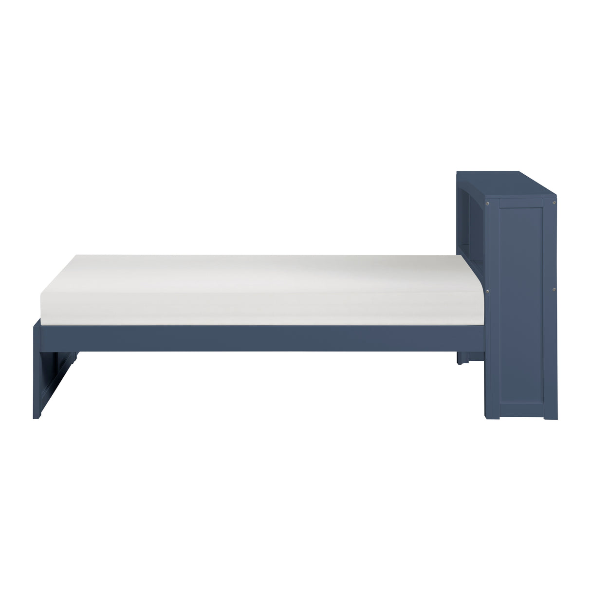 Nora Blue Twin Bookcase Platform Bed from Homelegance - Luna Furniture
