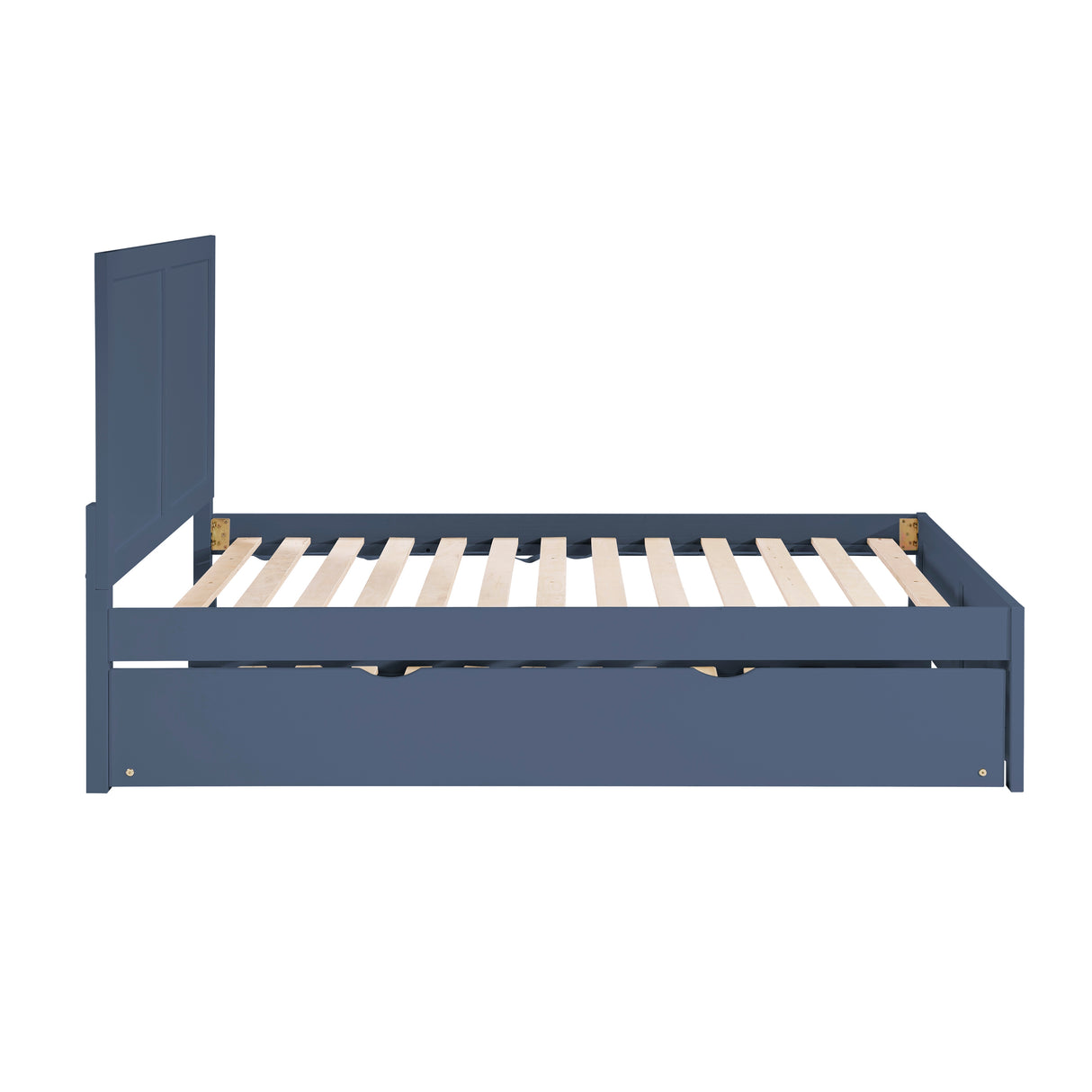 Nora Blue Full Platform Bed from Homelegance - Luna Furniture