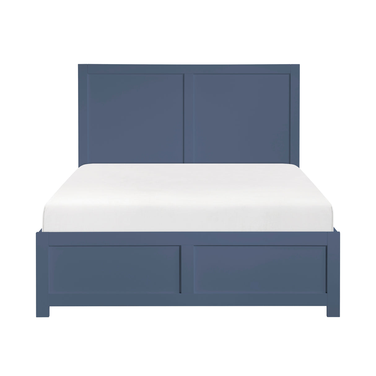 Nora Blue Full Platform Bed from Homelegance - Luna Furniture