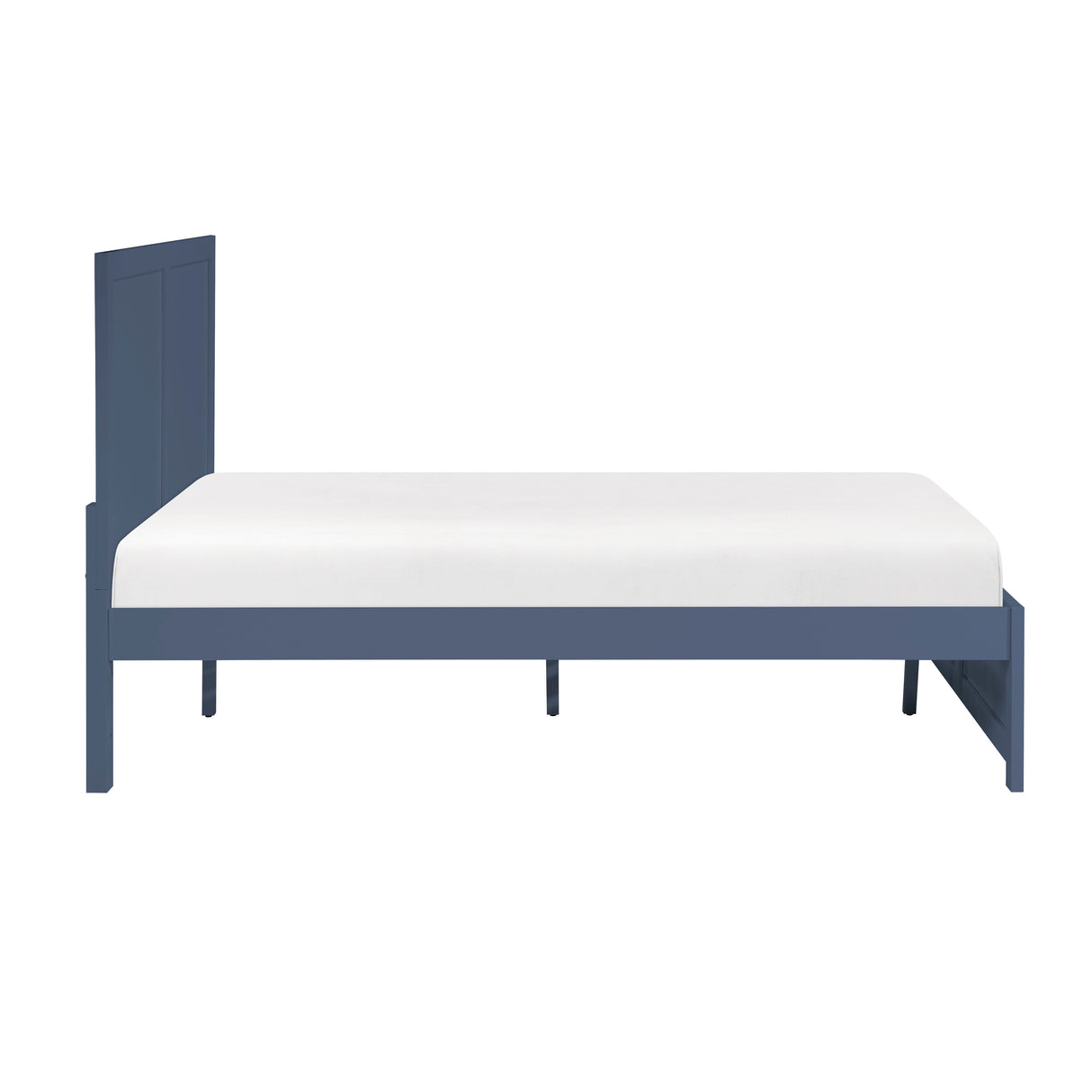 Nora Blue Full Platform Bed from Homelegance - Luna Furniture