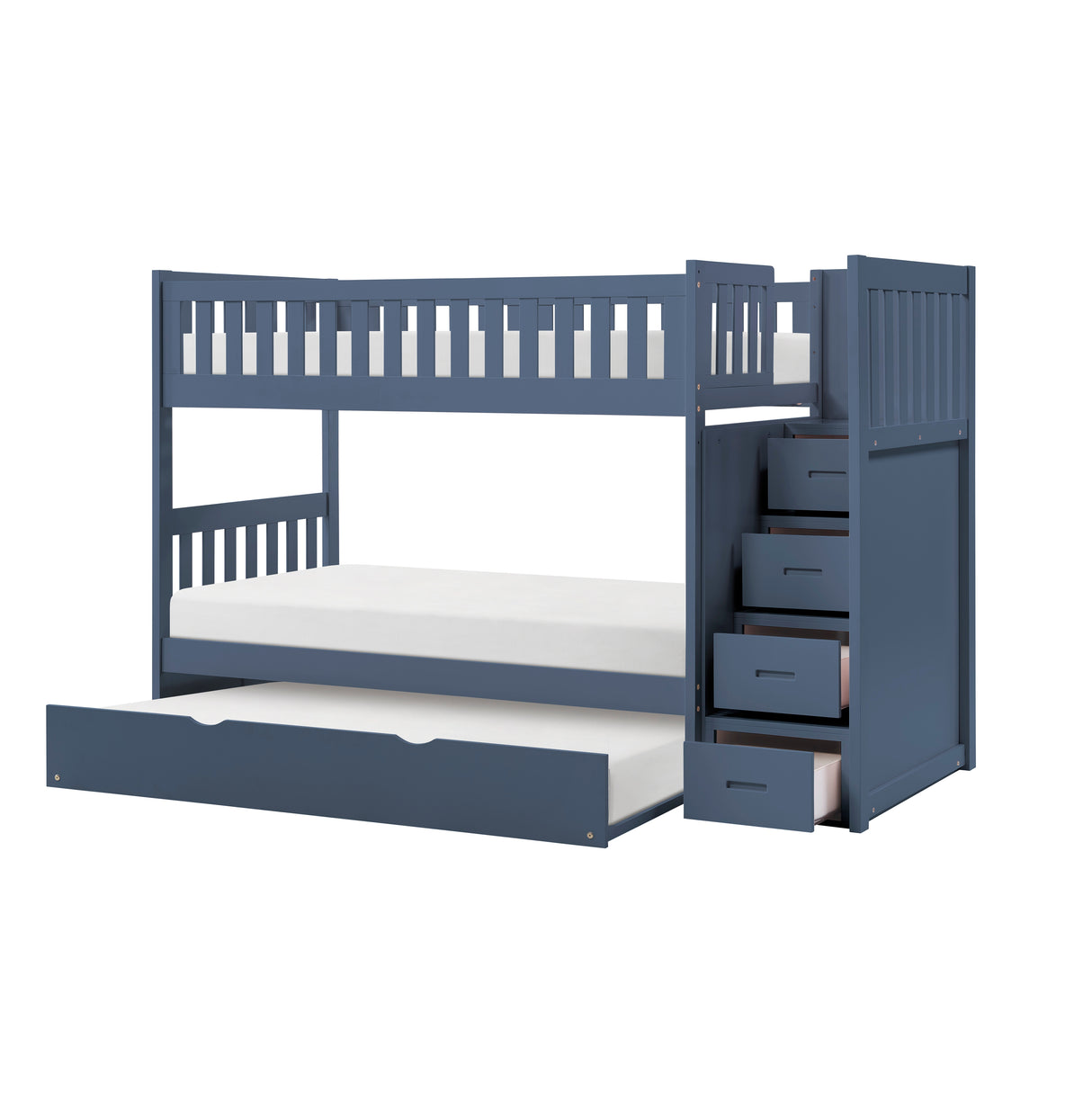 Nora Blue Twin Platform Bed from Homelegance - Luna Furniture