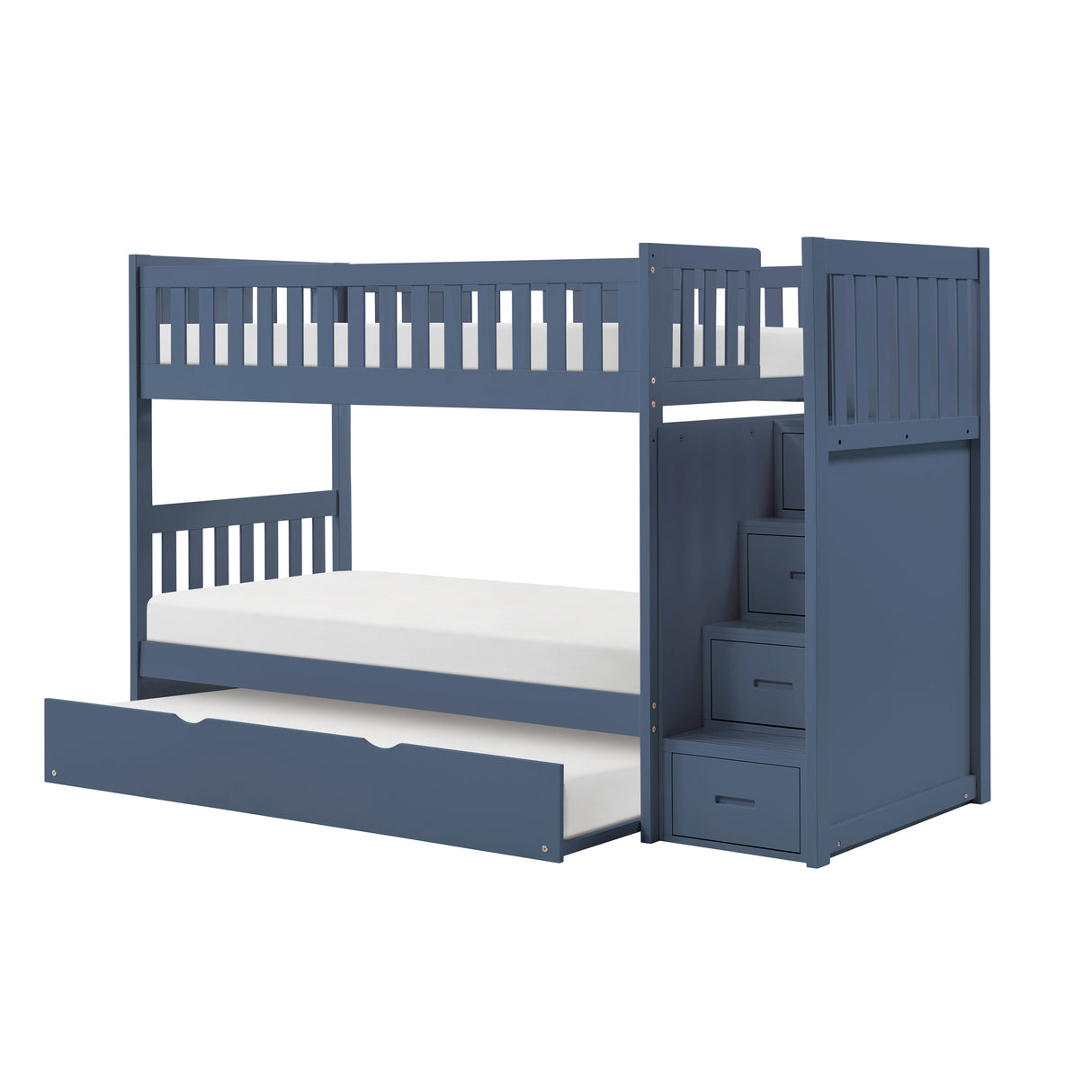 Nora Blue Twin Platform Bed from Homelegance - Luna Furniture