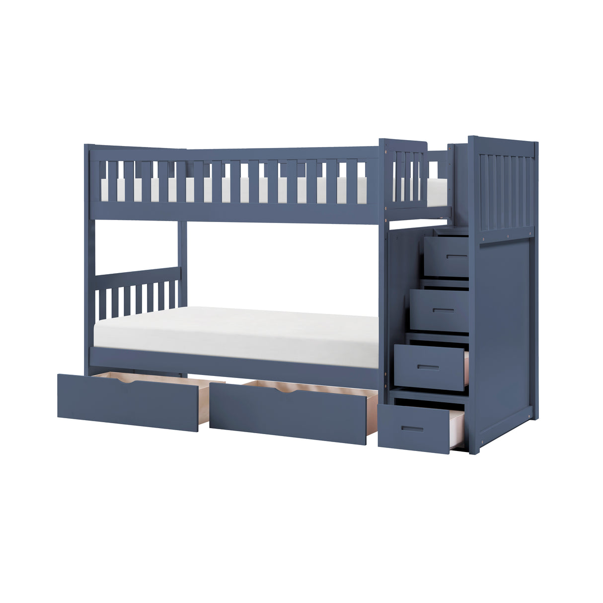 Nora Blue Twin Platform Bed from Homelegance - Luna Furniture