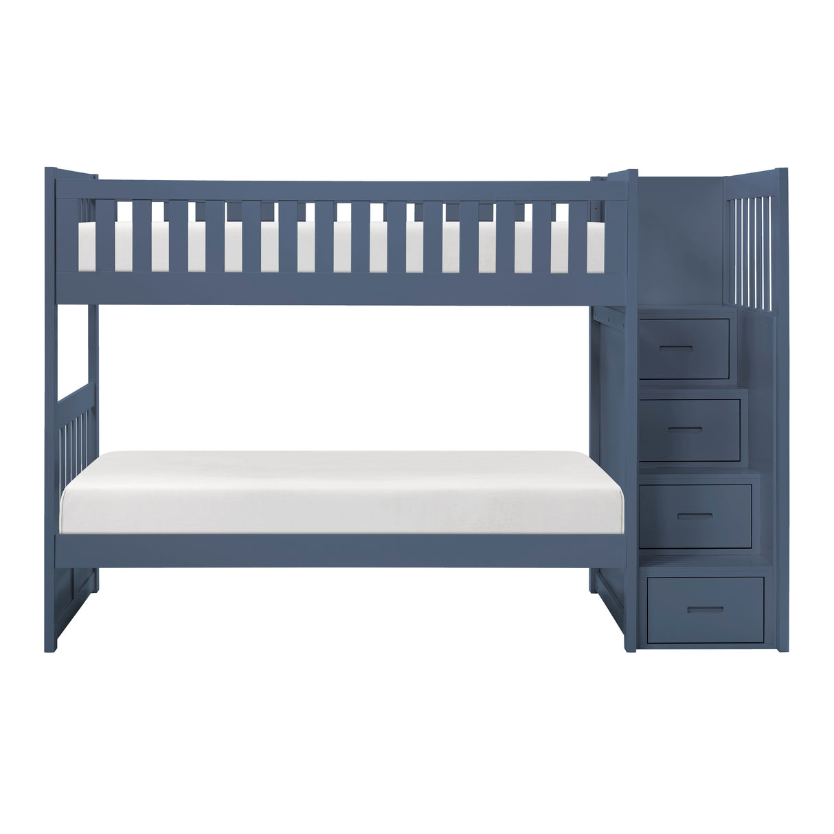 Nora Blue Twin Platform Bed from Homelegance - Luna Furniture