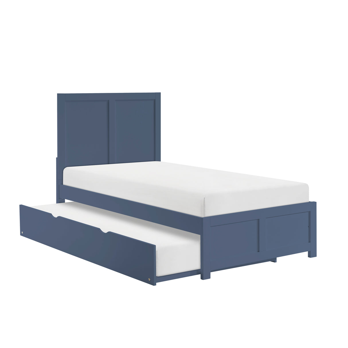 Nora Blue Twin Platform Bed from Homelegance - Luna Furniture