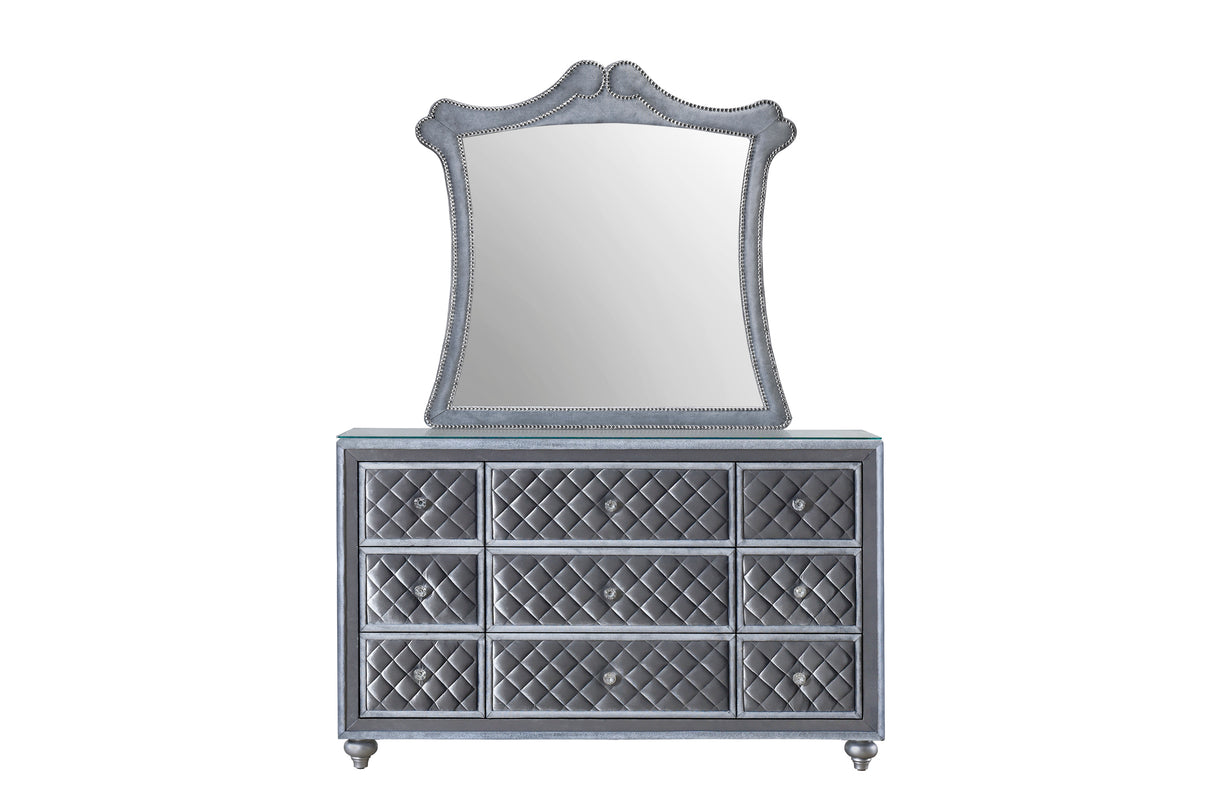 Cameo Gray Bedroom Mirror (Mirror Only) from Crown Mark - Luna Furniture
